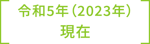 令和5年（2023年）現在